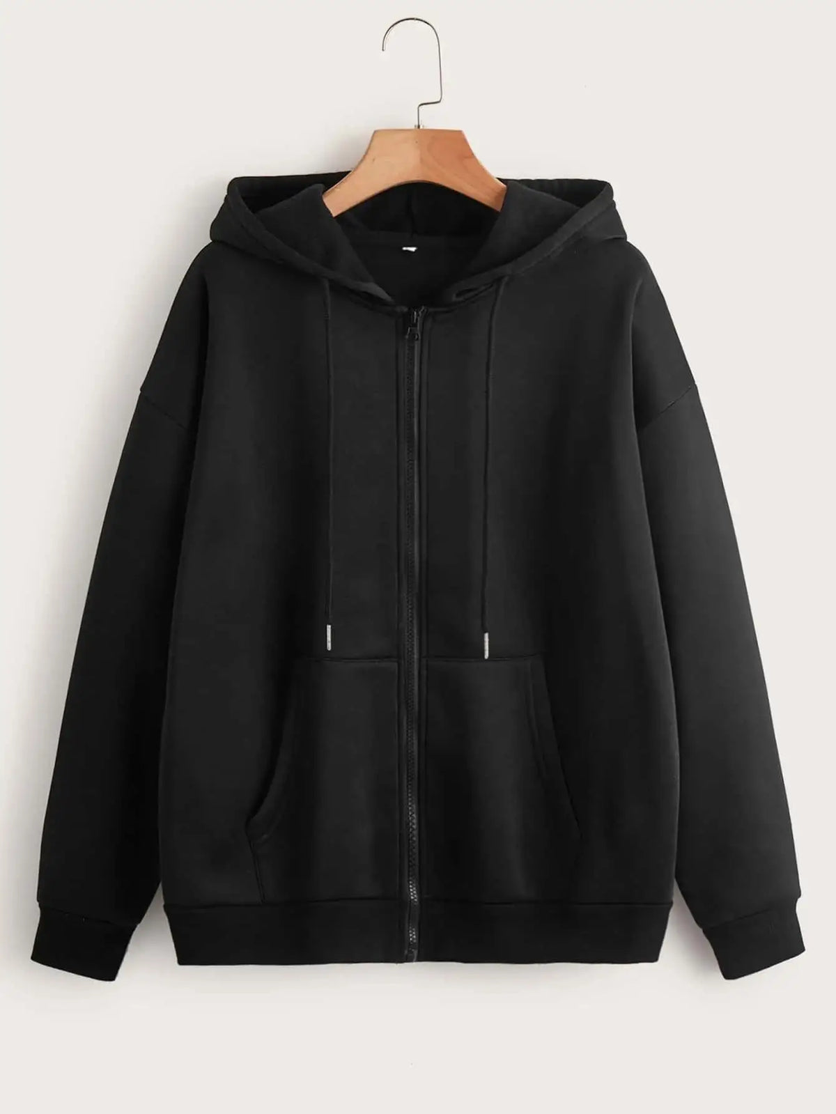 Women Fleece Zip Up Hoodies Running Sports Sweatshirts Fashion Female Classic Casual Zipper Jackets Y2k Hip Hop Streetwear