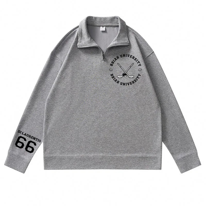Briar University Graham 44 Hoodies Quarter Zip Men Women Bookish Merch Sweatshirts Hockey Romance Sweatshirt and Hoodie Clothes