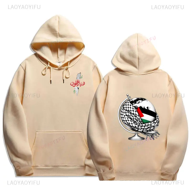 Palestine Hoodies Fashion Comfort Graphic Hoodie Vintage Harajuku Unisex Printed Sweatshirt Man Women Autumn Winter Pullovers