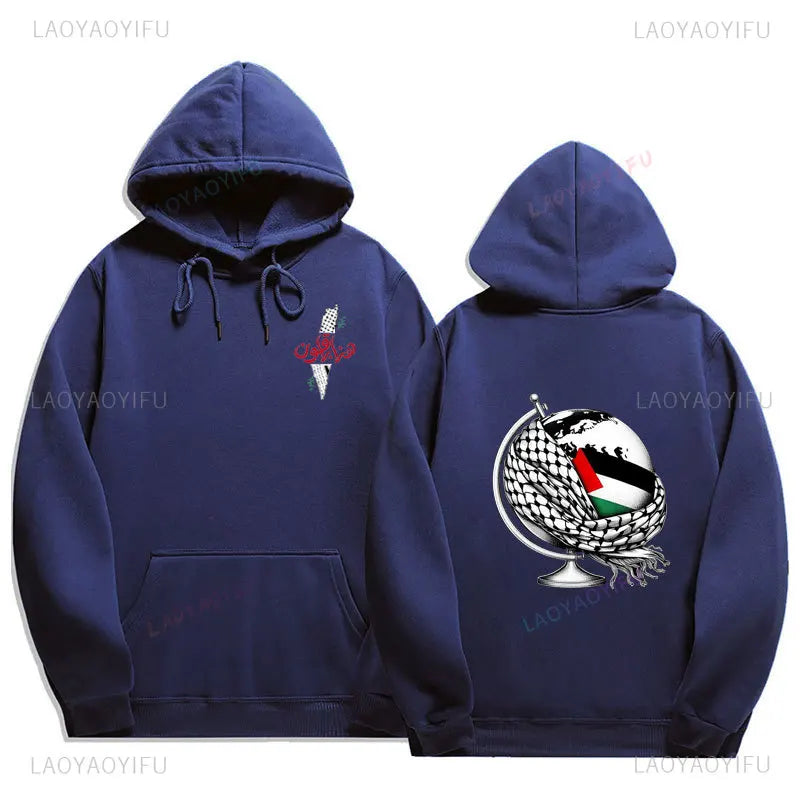 Palestine Hoodies Fashion Comfort Graphic Hoodie Vintage Harajuku Unisex Printed Sweatshirt Man Women Autumn Winter Pullovers