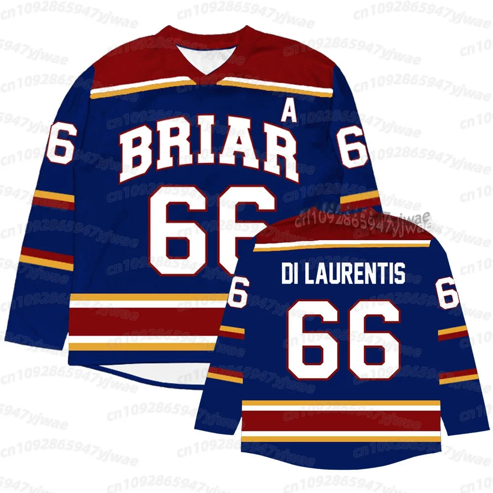 MEN HOODIES Off Campus Hockey Jersey Graham 44 22 DI LAURENTIS 66 Tucker46 Design T-shirt Long Sleeve Men Women hoodies