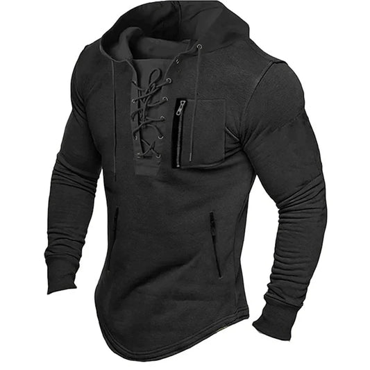 Solid Sweatshirts Men Hoodie Mens Sweatshirt Couples Hoodies Fashion Zipper Hoodie Men's Long Sleeve Hooded Jogger Streetwear